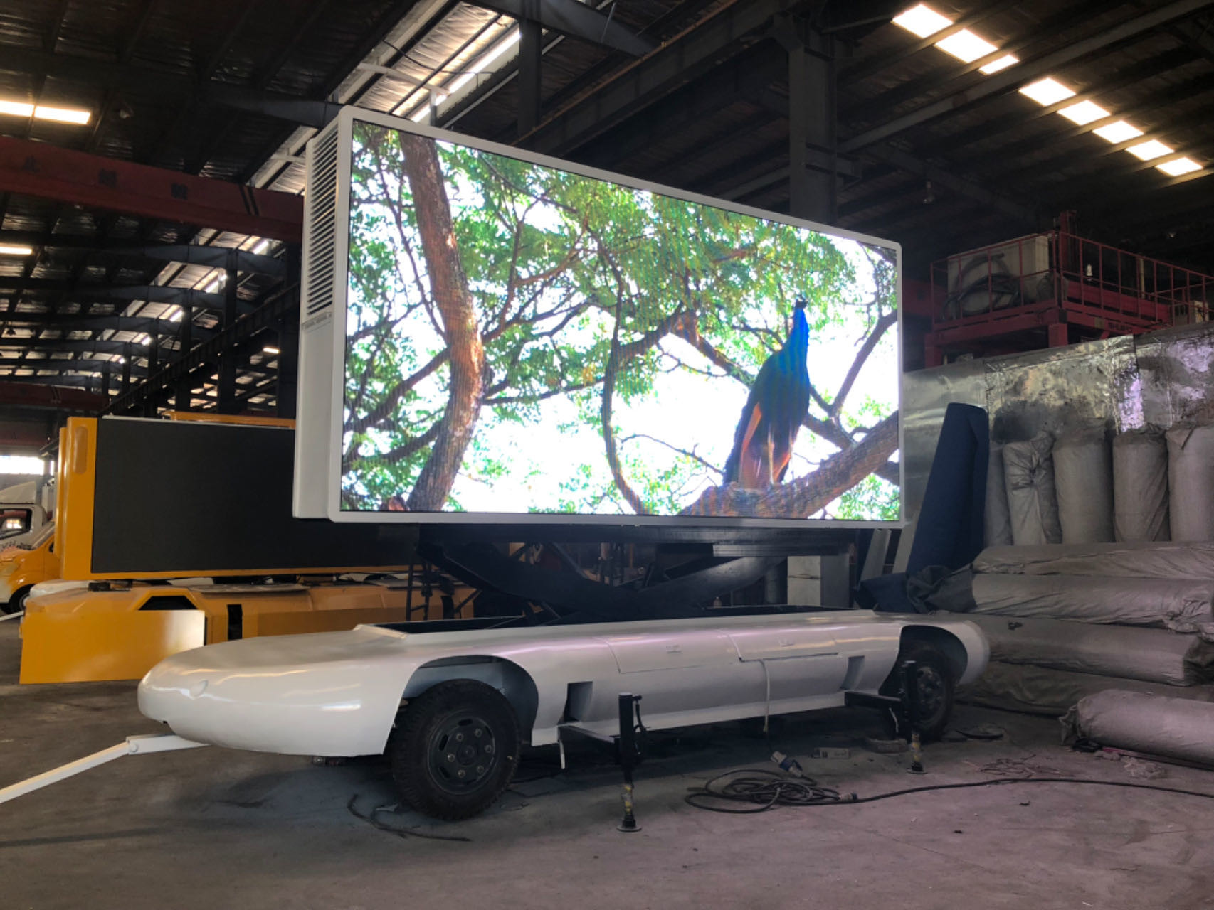 P4 P5 HD Truck Trailer Car Mobile Outdoor Advertising Led Sign Display For Mobile Store