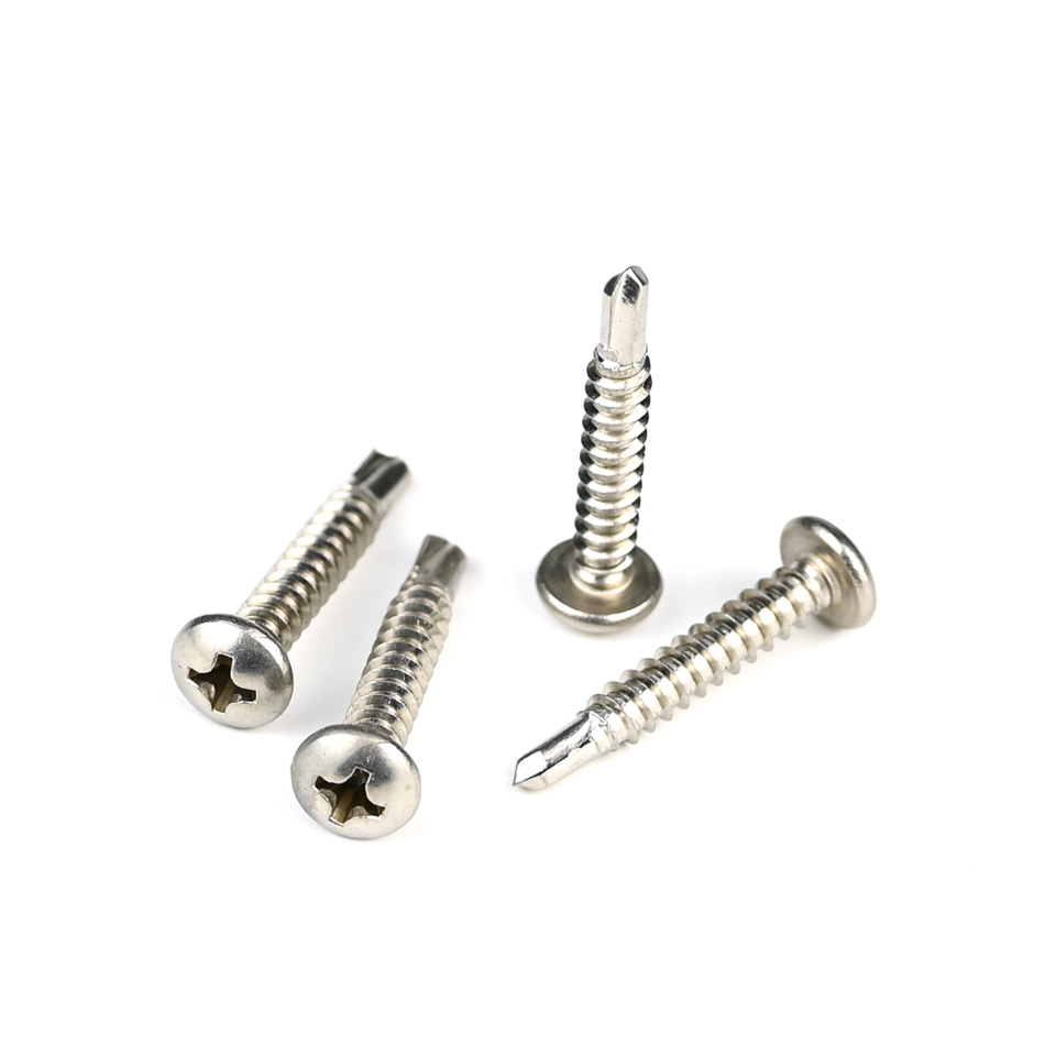 Installation SUS304 Stainless Steel Metal Phillips Cross Recessed Pan Head Self Drilling Screws