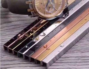 Quality China Stainless Steel Color U Channel Trim Size Manufacturer In Foshan Factory Price wholesale