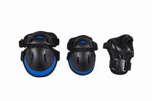 Quality Black Roller Skating Protective Gear Relieves Pain From Impact wholesale