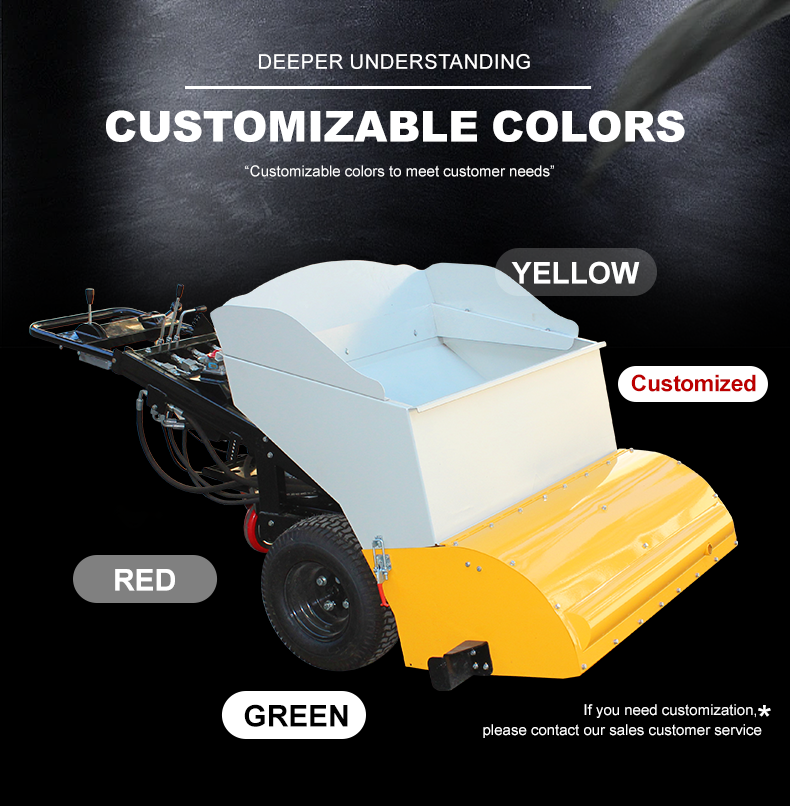 Max. Paving Thickness 1000MM Small Walk-Behind Asphalt Mini Paving Screed Machine