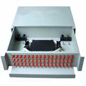 Quality SC FC ST LC 96 Port Fiber Patch Panel Enclosure Cold Rolled Steel wholesale