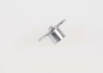 Aluminum Caps CNC Turning Parts , Digital Camera Spare CNC Milling Parts