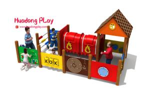 Quality Kids HDPE Playground PE Board , Plastic Commercial Outdoor Play Equipment With Slide wholesale