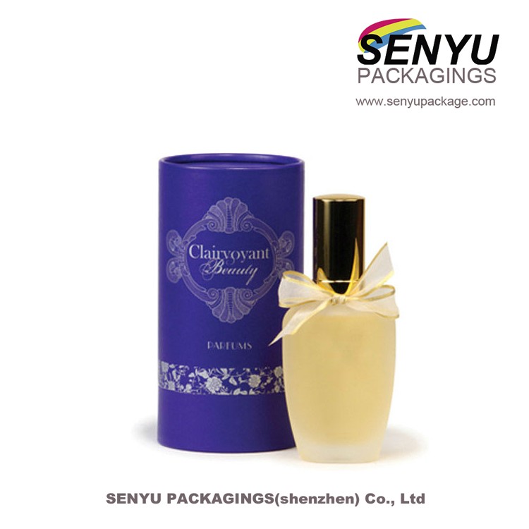 Round Paper Tube Packaging / Essential Oil Custom Cosmetic Packaging Boxes