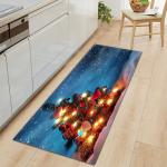 Christmas Long Strip Washable Kitchen Carpet For Sofa Area