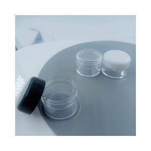 Quality 7ml 10ml PS Collar Clear Plastic Cream Jar for Industrial Cosmetic Packaging wholesale