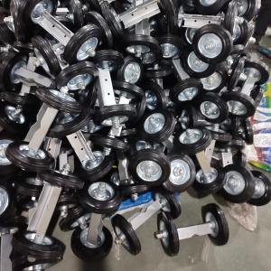 Quality Hot Galvanized Heavy Duty Garden Gate Caster Wheel for Sliding Fence Roller Wheel wholesale