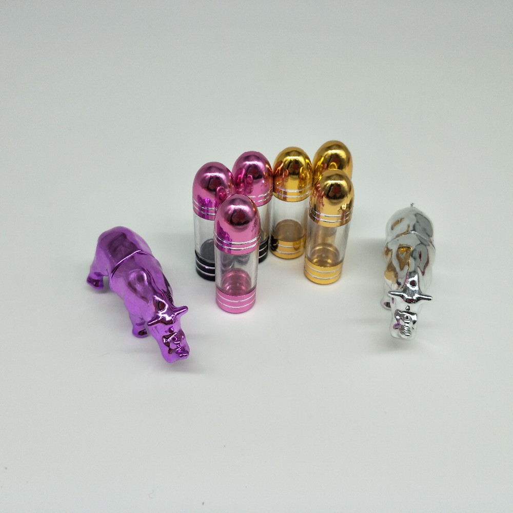 PS Clear Plastic Pill Bottles OEM Single Capsule Packaging