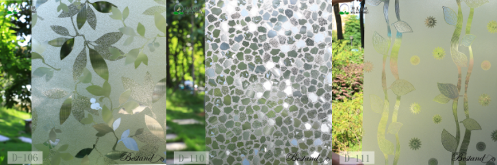 Hot Design Privacy PVC Window Static Cling Film DIY Home Window Glass Film for Etched Smart Windows