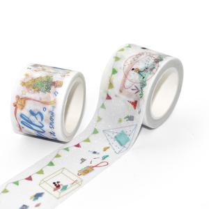 Quality Wholesale Waterproof Custom Printed CMYK Glitter Washi Tape Supplier wholesale