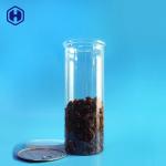 High Empty Transparent Cylinder Container Portable Leakage Proof