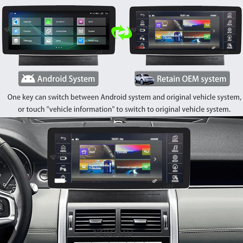 Auto Stereo Car Radio For Land Rover Discovery Sport L550 2015-2019 Auto Stereo GPS Navigation Multimedia Player