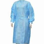 Medical Nonwoven Soft Disposable Hospital Gowns With Knitted Cuff