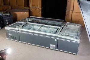 Quality Arsenbo Island Display Freezer Chest Style Digital Control R290 400L wholesale
