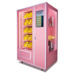 Automatic Soft Drink Vending Machine , 24 Hours Pink Sweet Commercial Vending