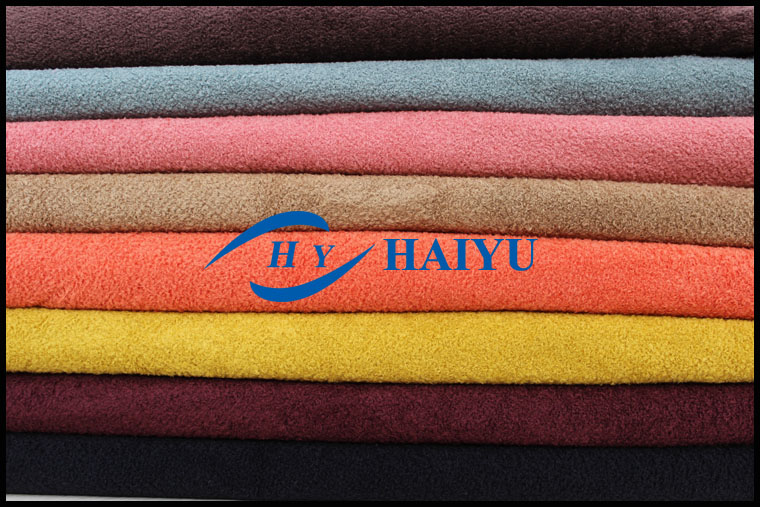 100% polyester warp knitting pearl velour/pajama