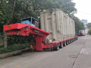 Quality Jost Kingpin Transport Semi Hydraulic Modular Axis Flatbed Axle Trailer For Heavy Duty wholesale