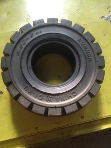 Quality Zhejiang manufacturers forklift solid tire wholesale650-10 28*9-15 700-12 600-9Black natural rubber solid tyre wholesale