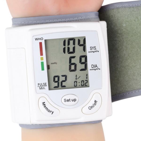 Professional Health Care Wrist Portable Digital Automatic Blood Pressure Monitor