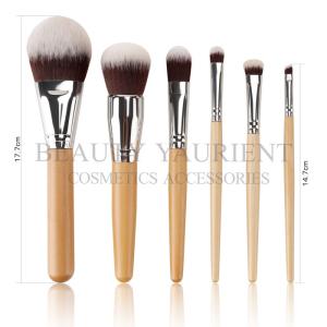 Quality Professional PBT Hair Face Makeup Brush Set 6pcs Customized Bristle wholesale