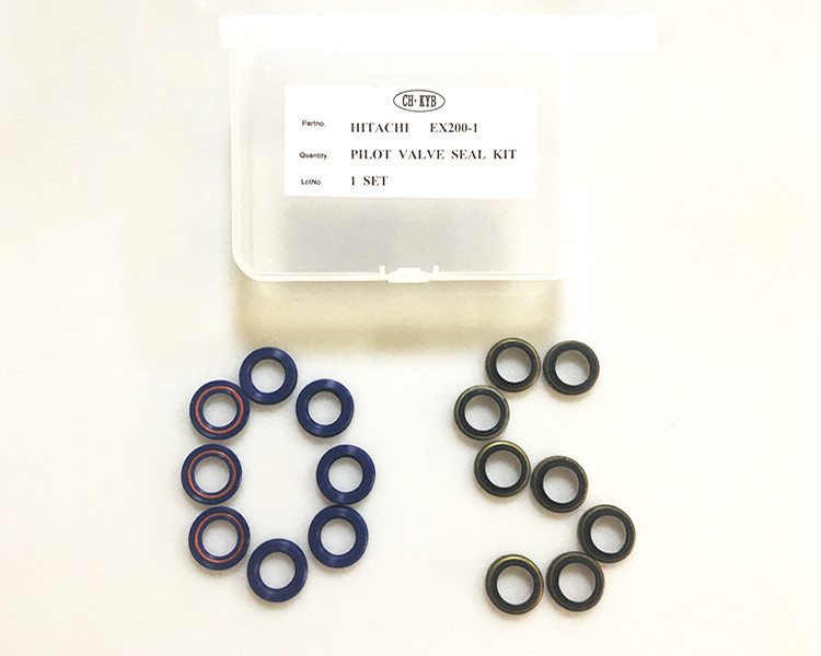 NBR Material Valve Seal Kit STD Size For Hitachi Ex200 Excavator