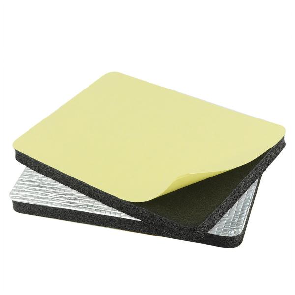 Self Adhesive XPE HVAC Insulation Foam Laminated Silver Aluminum Foil For