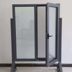 Waterproof Double Glass Aluminum Casement Window Heat Insulation