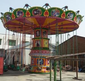 Quality Made in China good quality lifting and dropping swing outdoor amusement ride 36 seats luxurious flying chair wholesale