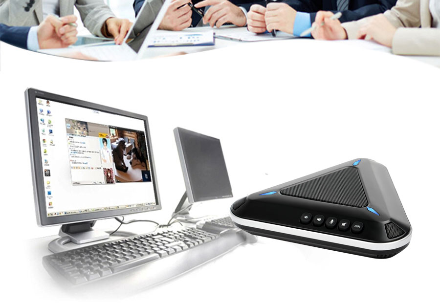 HD remote video conference microphone USB interface omnidirectional wired microphone for conference teaching