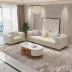 2 Seater Leisure High Back Sectional Lazy Sofa For Living Room Furniture