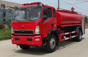 Quality 4x2 8000L Water Tank Fire Truck 118KW For Fire Fighting Emergency Rescue wholesale