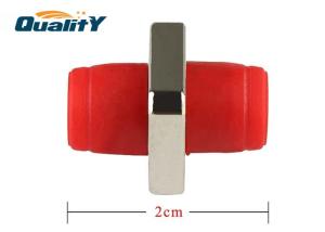 Quality FC SM Square Copper Fiber Optic Cable Adapter , Simplex Optical Fiber Adapter wholesale