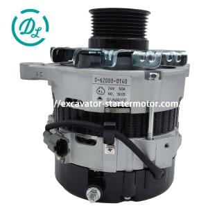 Quality 0-62000-0140 8-98092112-1 Alternator Excavator 4JJ1 Engine 714/40526 wholesale
