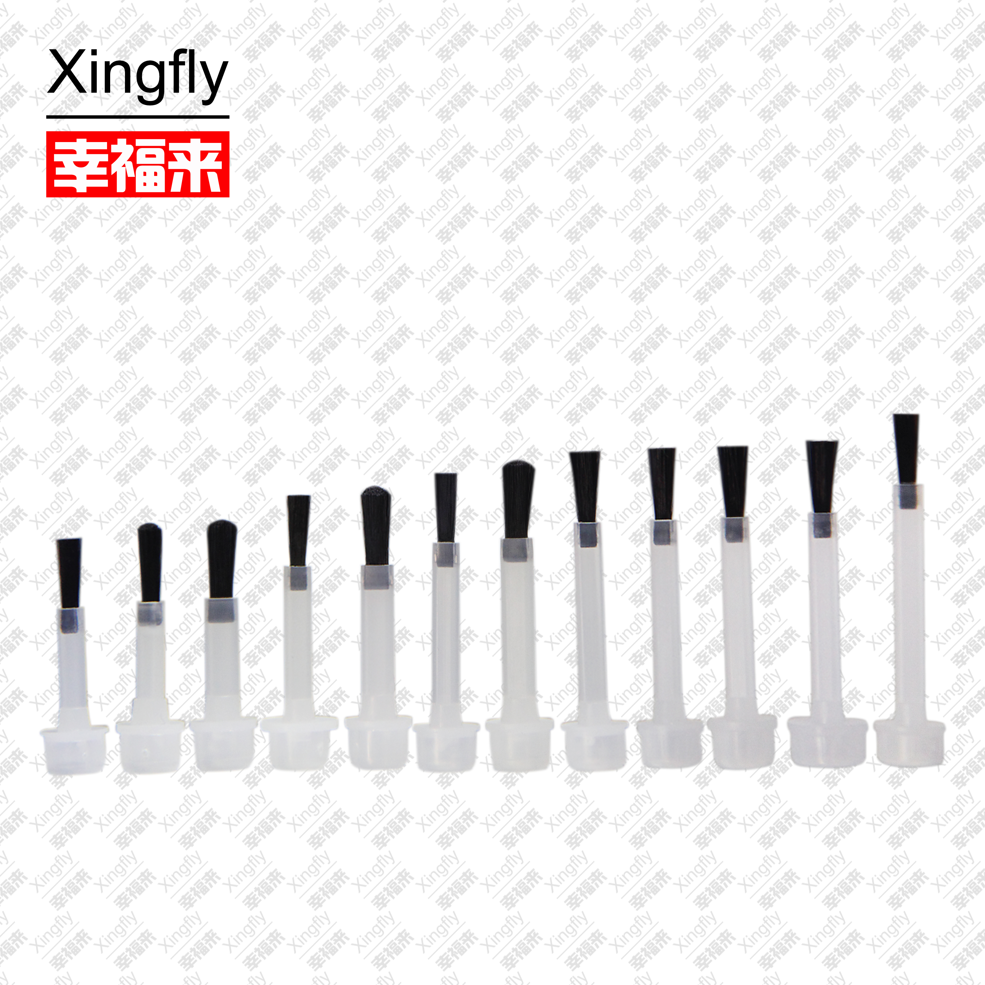 Plastic Nail Polish Brush Gel Polish Paintbrush Makeup Dupont