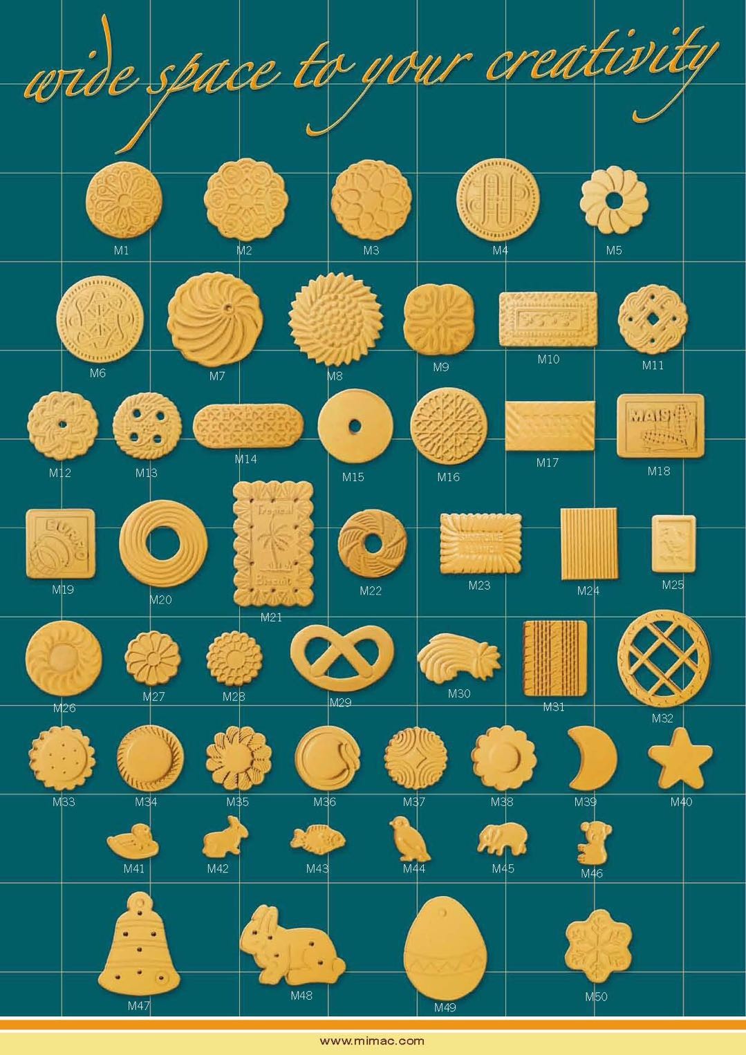 800mm 1200mm a series of biscuit shape make from multifunctional cookie machine with stainless steel food factory