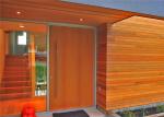 Outside Big Entry Solid Wood Entrance Doors Swing Pivot For Hotel Office