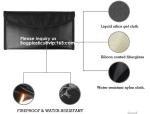 waterproof and fireproof resistant document bag,Lock Box Bag For Documents Money