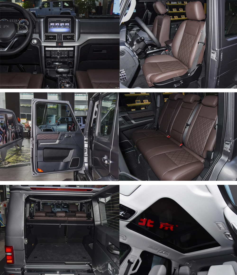 BJ80 2024 Fuel Petrol Car Automatic 2.3T Mid Large SUV with ESC and Beijing LED Electric Leather Turbo Dark Multi-function