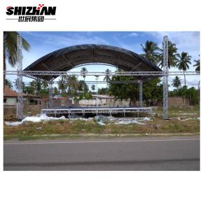 Quality Sound And Light Arch Roof Truss Aluminum Truss Roof System for Event Staging wholesale