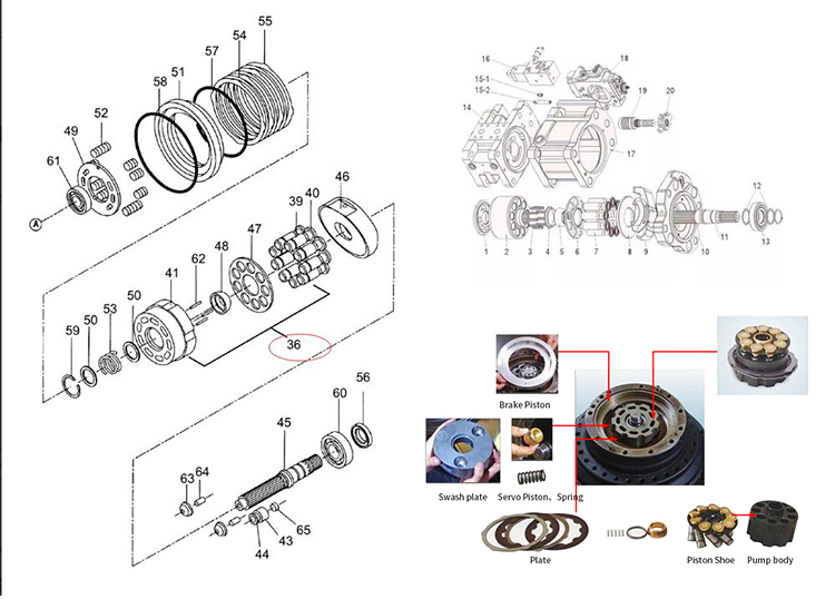 Star Zebra K3V112DT Excavator Main Hydraulic Pump Rebuilt Repair Air/Express/Sea Shipment Kawasaki Parts for Excavator