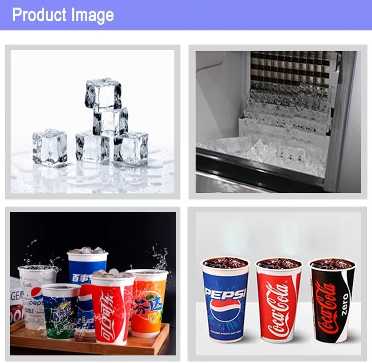 High Quality Refrigeration Equipment Stainless Steel High Speed Ice Maker Machine