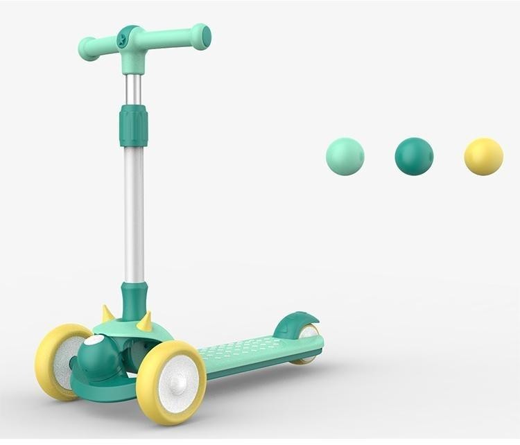 12 Inch Children Scooter Bike 3 Wheels Kids No Pedal Kick Scooter