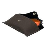 Extra Large Brown Logo Inside Luxury Odm Glasses Case Soft Leather