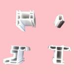 Laminated Window And Door Profiles Lead Free UPVC Door Frame Profile