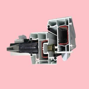 Quality Fire Retardant UPVC Profile Extrusion Lead Free 1.8mm 2.0mm 2.2mm Thickness wholesale