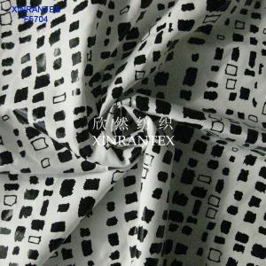 Quality F5704 lady fashion fabric poly chiffon satin 50DX50D foil finihsing wholesale
