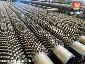 Quality ASTM A213 T9 Alloy Steel Seamless Tube with SS409 Studs, Studded Tube(Pin Tube) ,Fired heater, Furnace Application wholesale