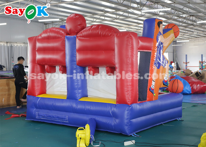 Inflatable Basketball Game PVC Tarpaulin Basketball Hoop Shoot Inflatable Game For Playing Center