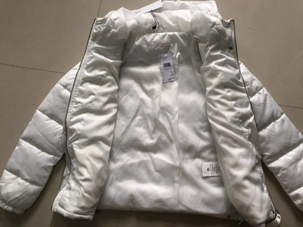 Ladies Padded jacket, Women's padded coat, Snow white, fashion design